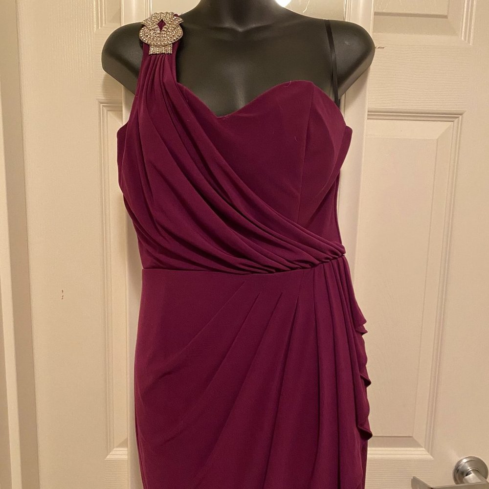 Xscape by Joanna Chen One-Shoulder Dress